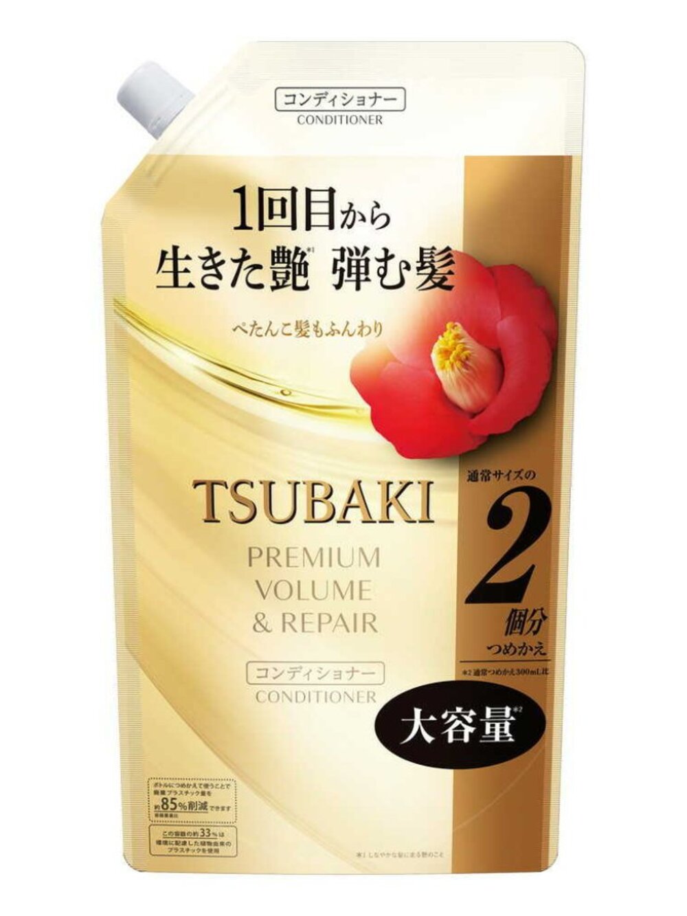 TSUBAKI Premium Volume & Repair Shampoo Refill 600ml Japanese Hair Care